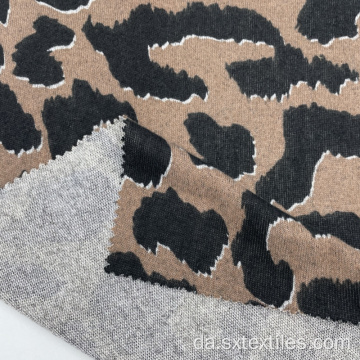 Polyester Spandex Tweed Single Jersey strikket printtd stof